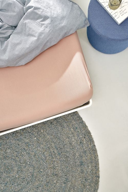 Hoeslaken 2-persoons 180-200 x 200/220 Blush